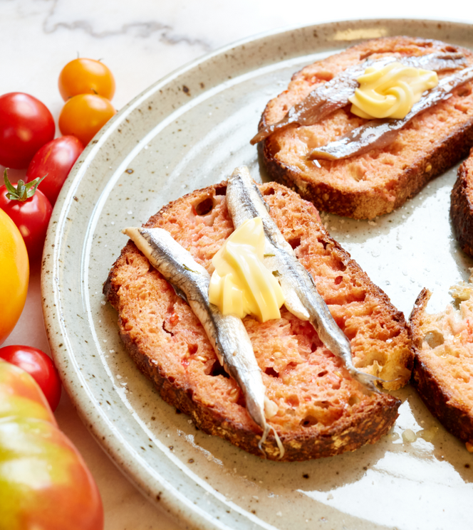 Catalonian Grilled Bread with Tomato