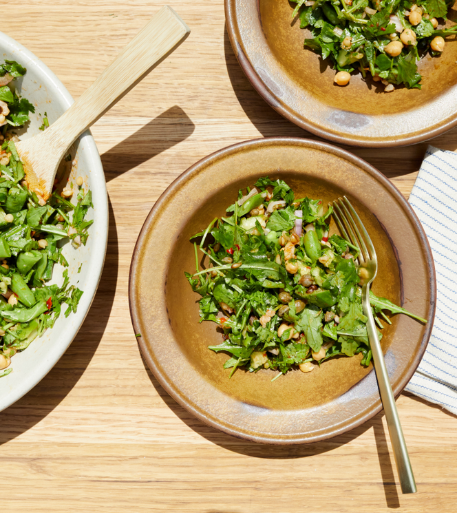 Bean & Barley Salad with Summer Herbs