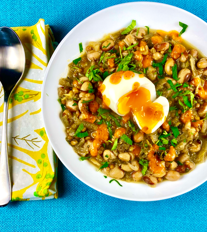Bobbie's Beans, Greens, Grains, and Broth
