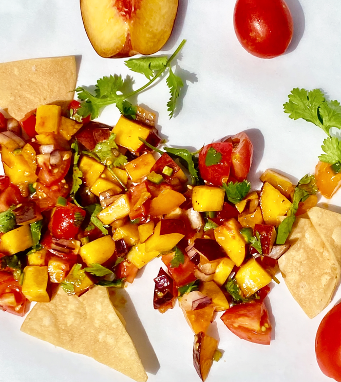 Bobbie's Peach Salsa