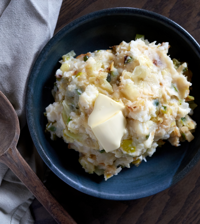 Colcannon with Leeks & Celeriac