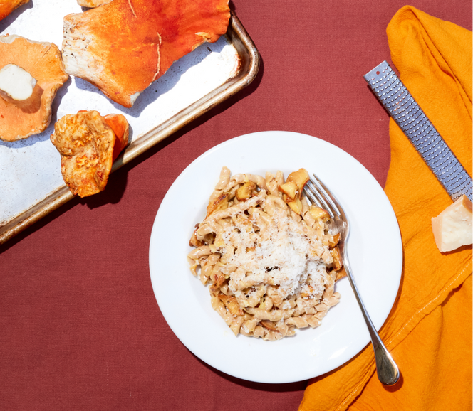 Lobster Mushroom Pasta