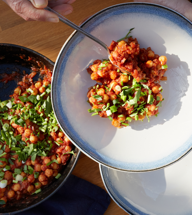 North African-Style Chickpeas