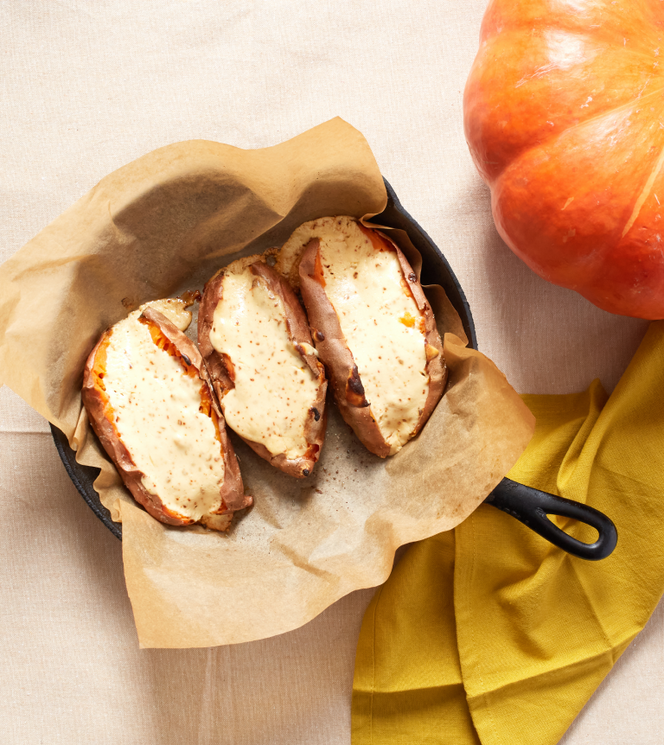 Twice-roasted Sweet Potatoes