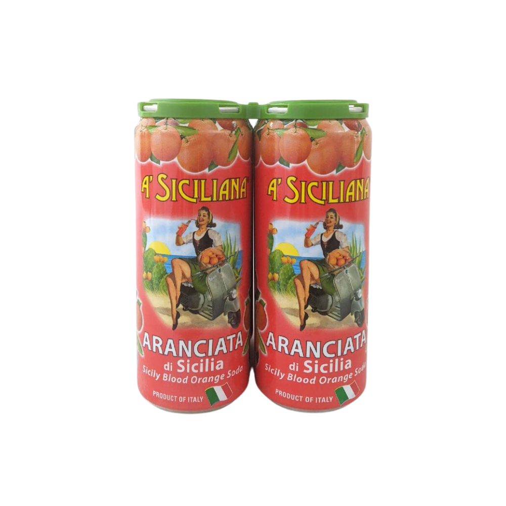 Sicilian Blood Orange Soda - 4 pack (330ml cans)