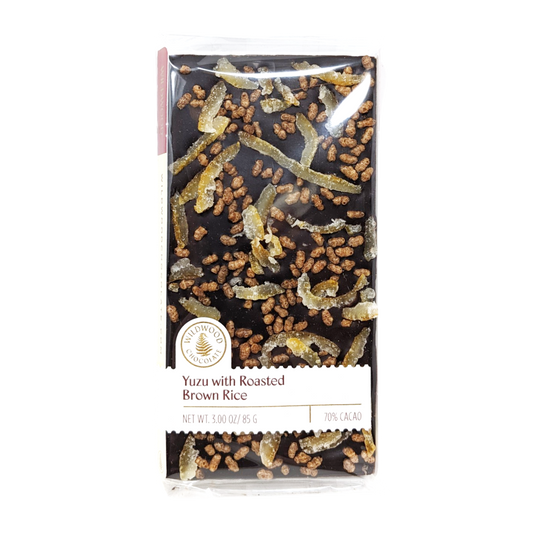 Yuzu & Roasted Brown Rice Chocolate Bar