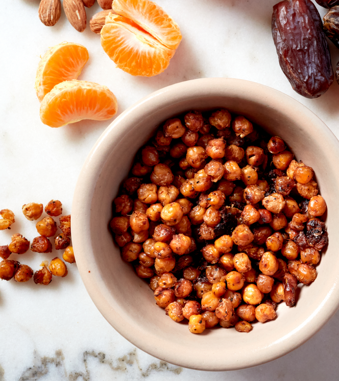 Crunchy Chile-Roasted Chickpeas from Arabiyya