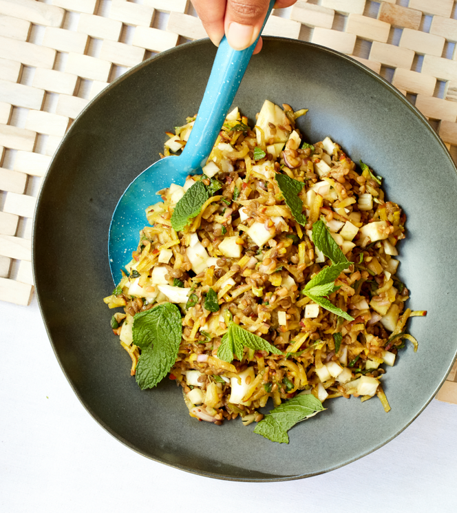 Einka & Lentil Salad with Beets and Fennel