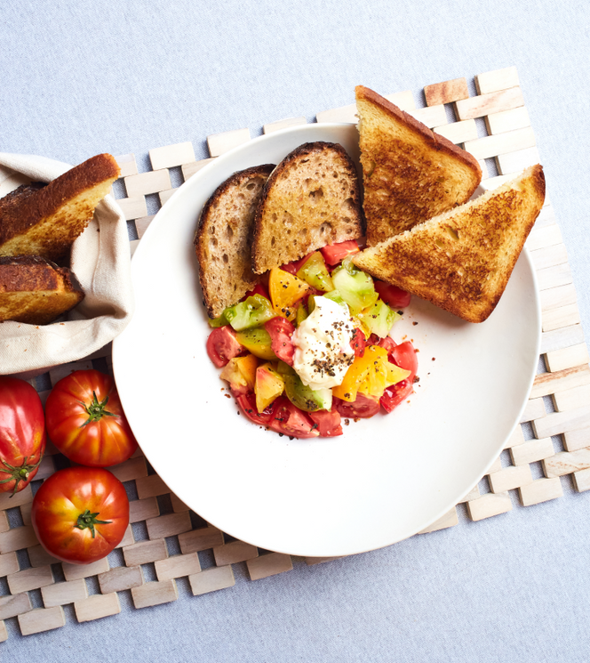 Deconstructed Tomato Sandwich Take Two