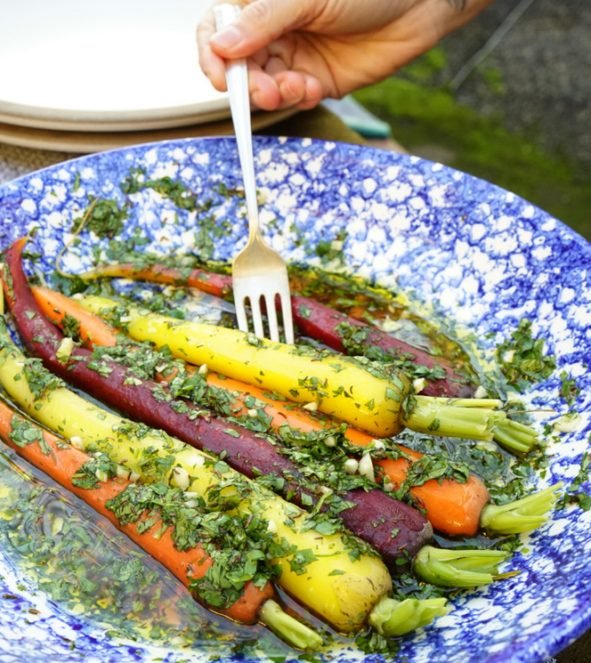 Portuguese Marinated Carrots