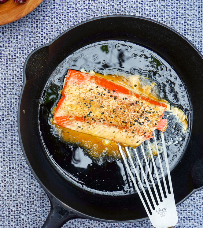 Salmon with Teriyaki Mayo