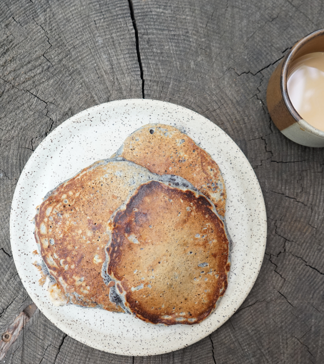 Sam's Fresh Corn & Cornmeal Pancakes