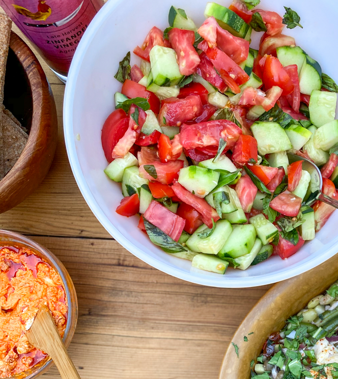 Tomato & Cucumber Salad