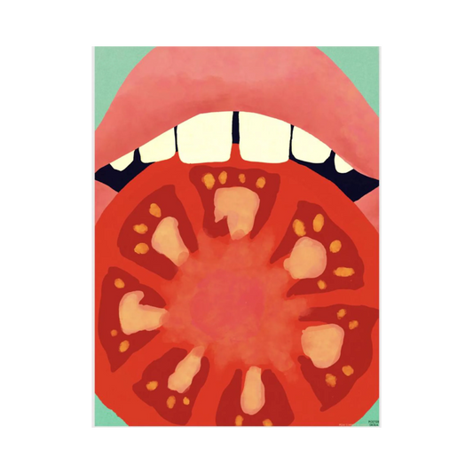 Tomato Mouth Poster