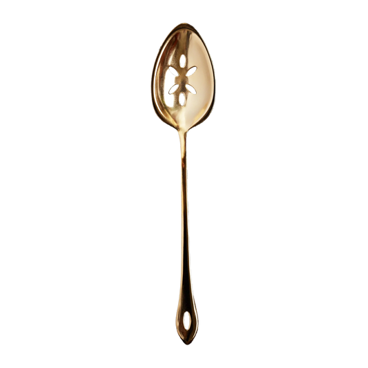 00 Gold Slotted Spoon