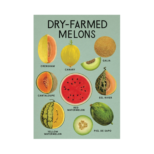 Dry Farmed Melons Poster