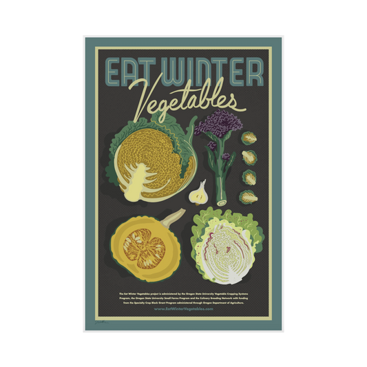 Eat Winter Vegetables Poster