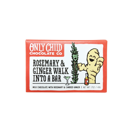 Rosemary Ginger Chocolate Bar