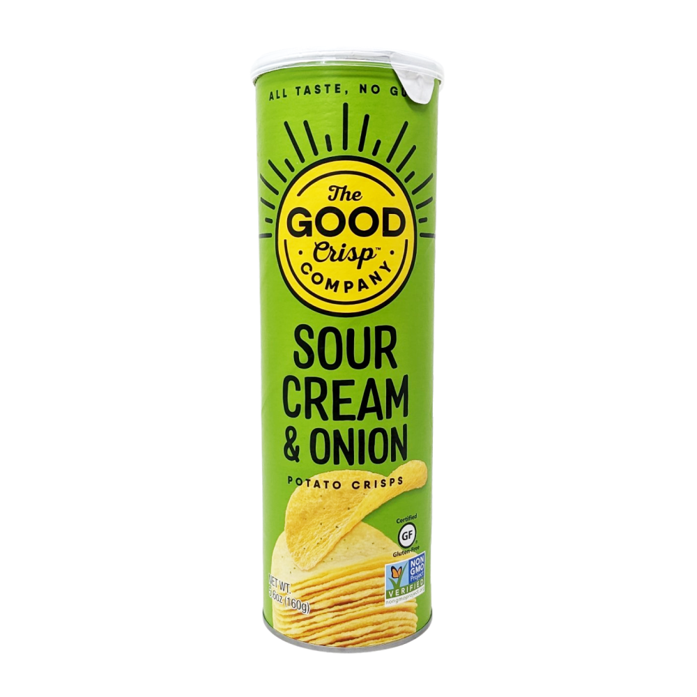 Good Crisp Sour Cream & Onion Potato Crisps - 5.6oz | Wellspent Market